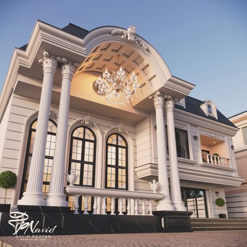 نمای پروژه مرندکاری از شرکت معماری نوید رضوان#نما #نما_سیمانی #نماساختمان(1)