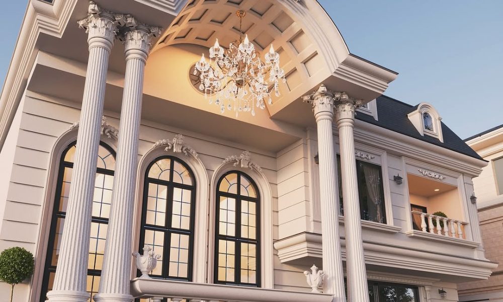 نمای پروژه مرندکاری از شرکت معماری نوید رضوان#نما #نما_سیمانی #نماساختمان(1)